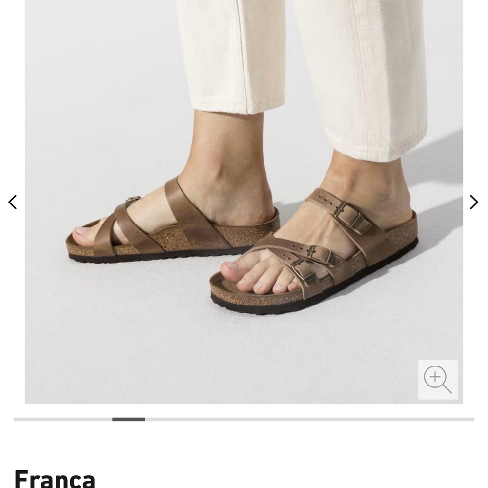 Birkenstock Franca Tobacco Brown Sandals